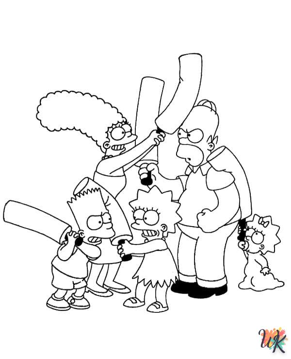 Dibujos para Colorear Los Simpson 66