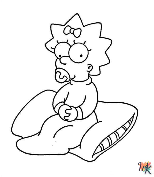 Dibujos para Colorear Los Simpson 7