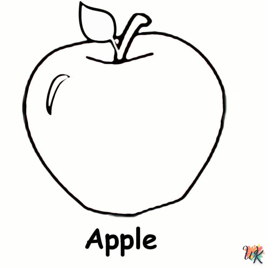 Dibujos para Colorear Manzanas 101