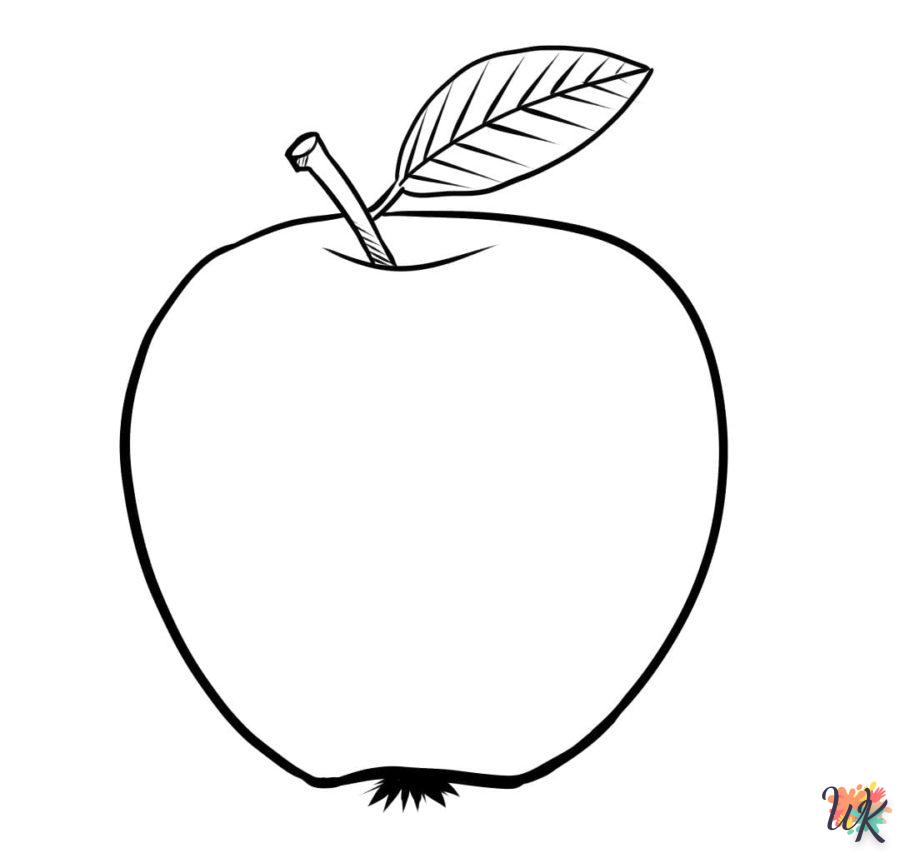 Dibujos para Colorear Manzanas 102