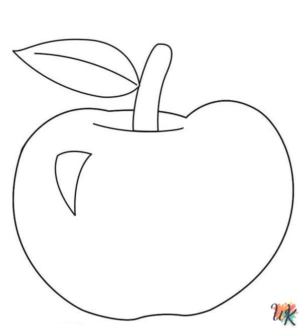 Dibujos para Colorear Manzanas 105