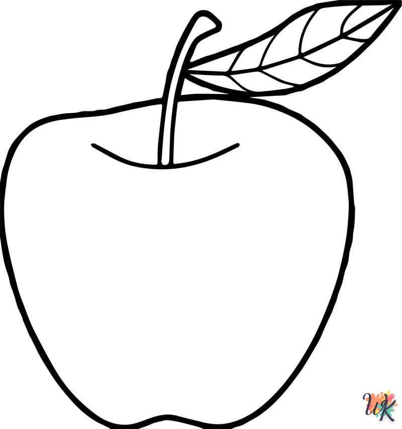 Dibujos para Colorear Manzanas 106