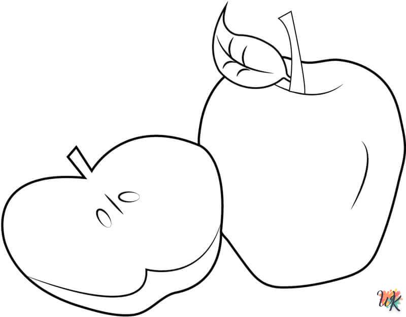 Dibujos para Colorear Manzanas 107