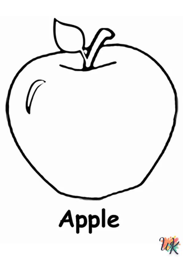 Dibujos para Colorear Manzanas 109