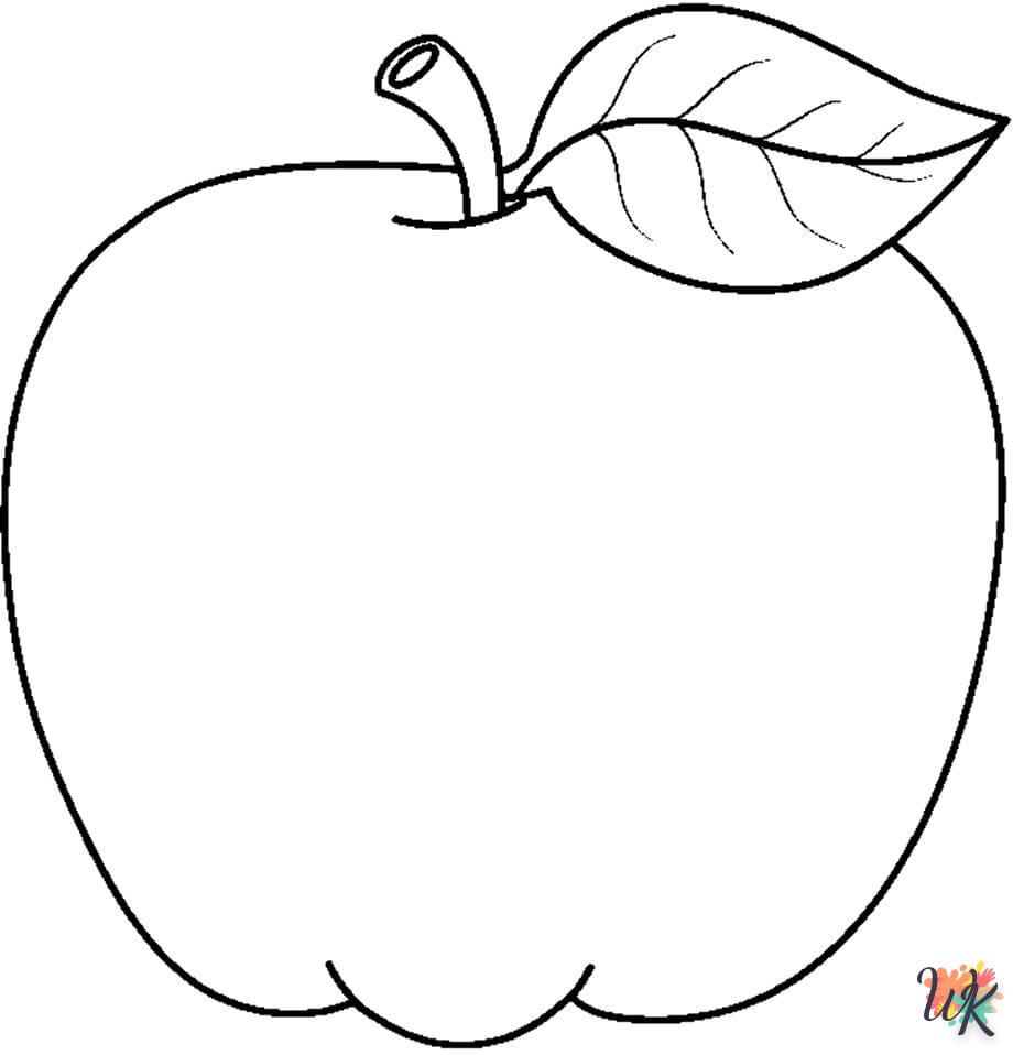 Dibujos para Colorear Manzanas 113
