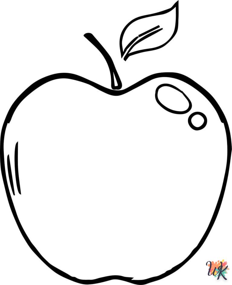 Dibujos para Colorear Manzanas 115