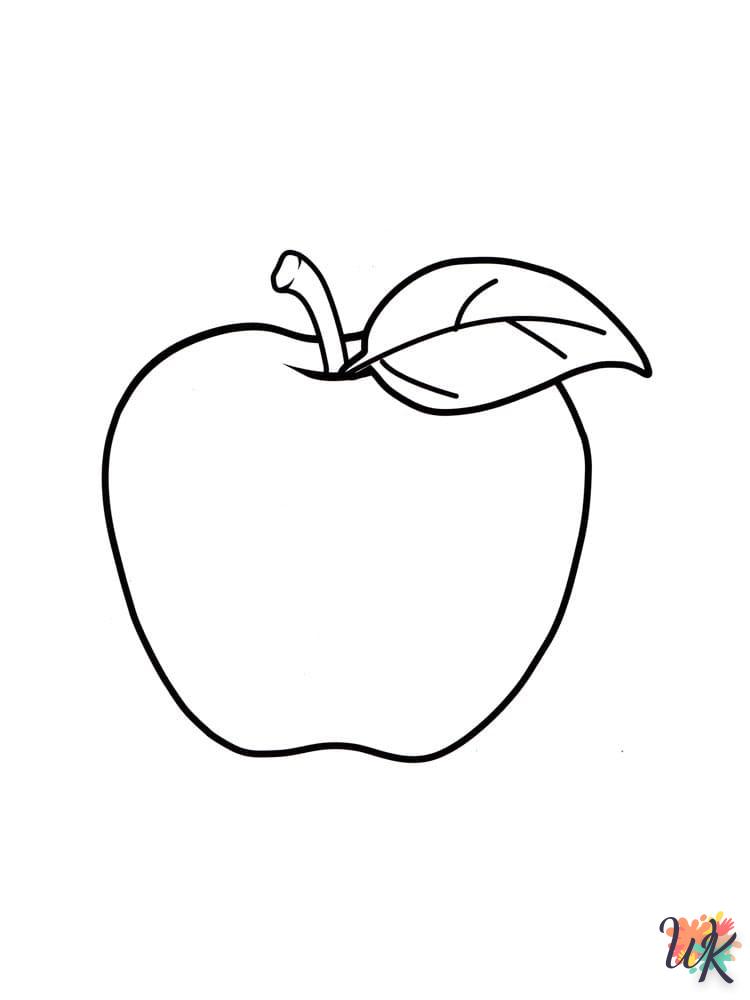Dibujos para Colorear Manzanas 117