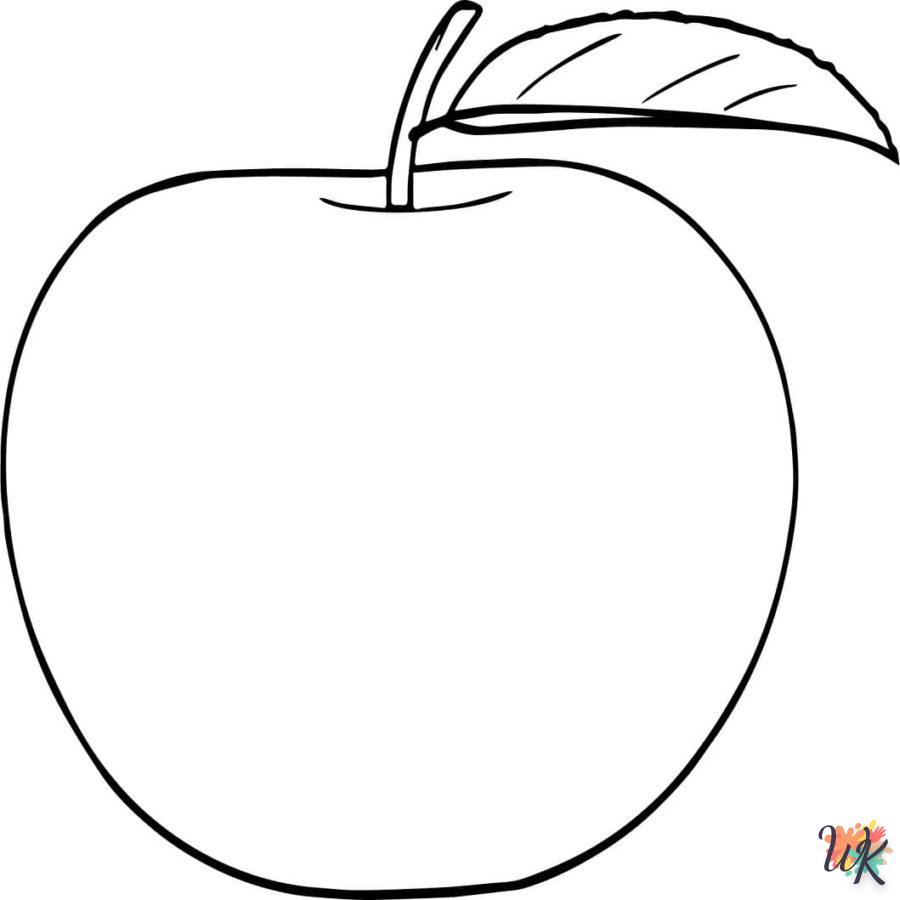 Dibujos para Colorear Manzanas 118