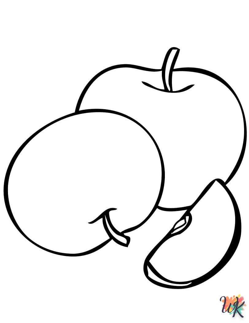 Dibujos para Colorear Manzanas 119