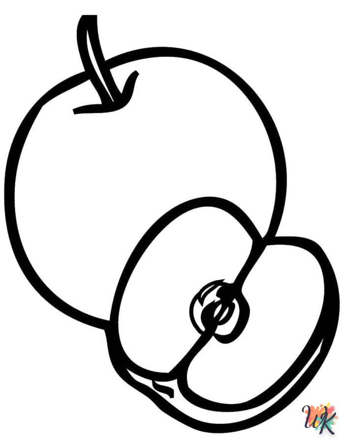 Dibujos para Colorear Manzanas 12