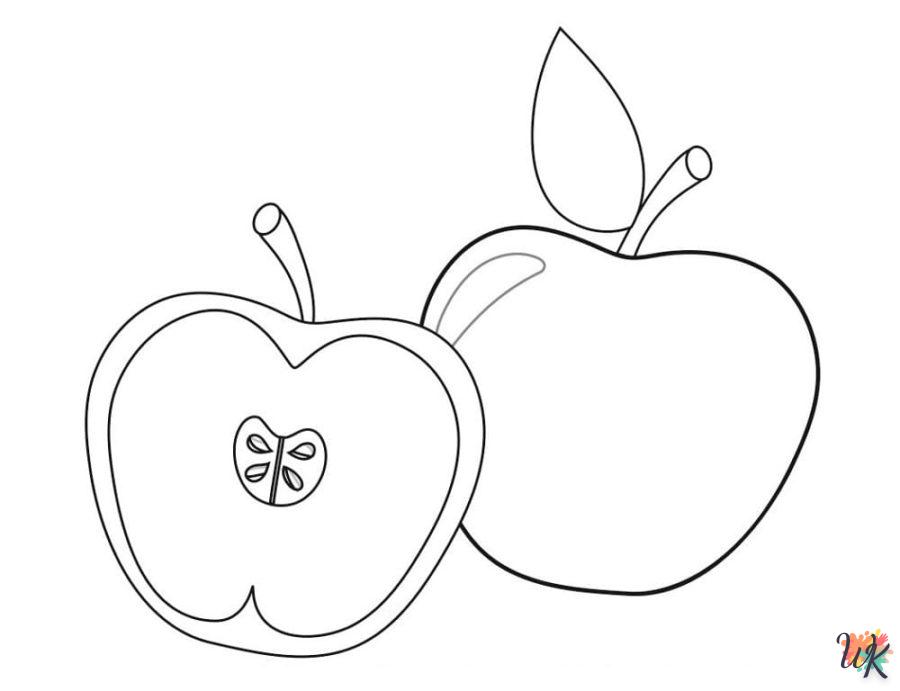 Dibujos para Colorear Manzanas 120