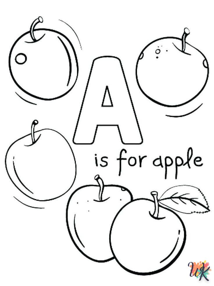 Dibujos para Colorear Manzanas 127