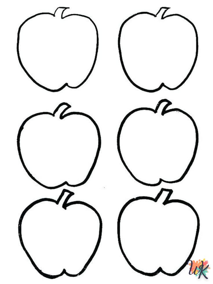 Dibujos para Colorear Manzanas 129