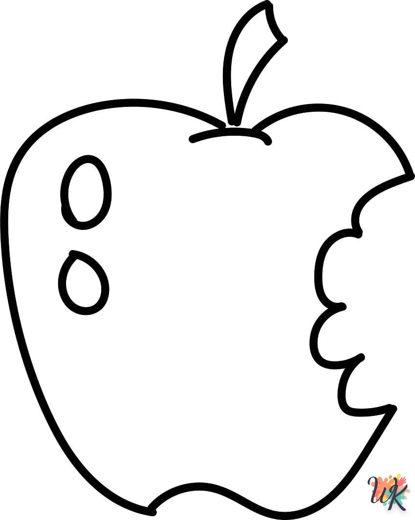 Dibujos para Colorear Manzanas 134