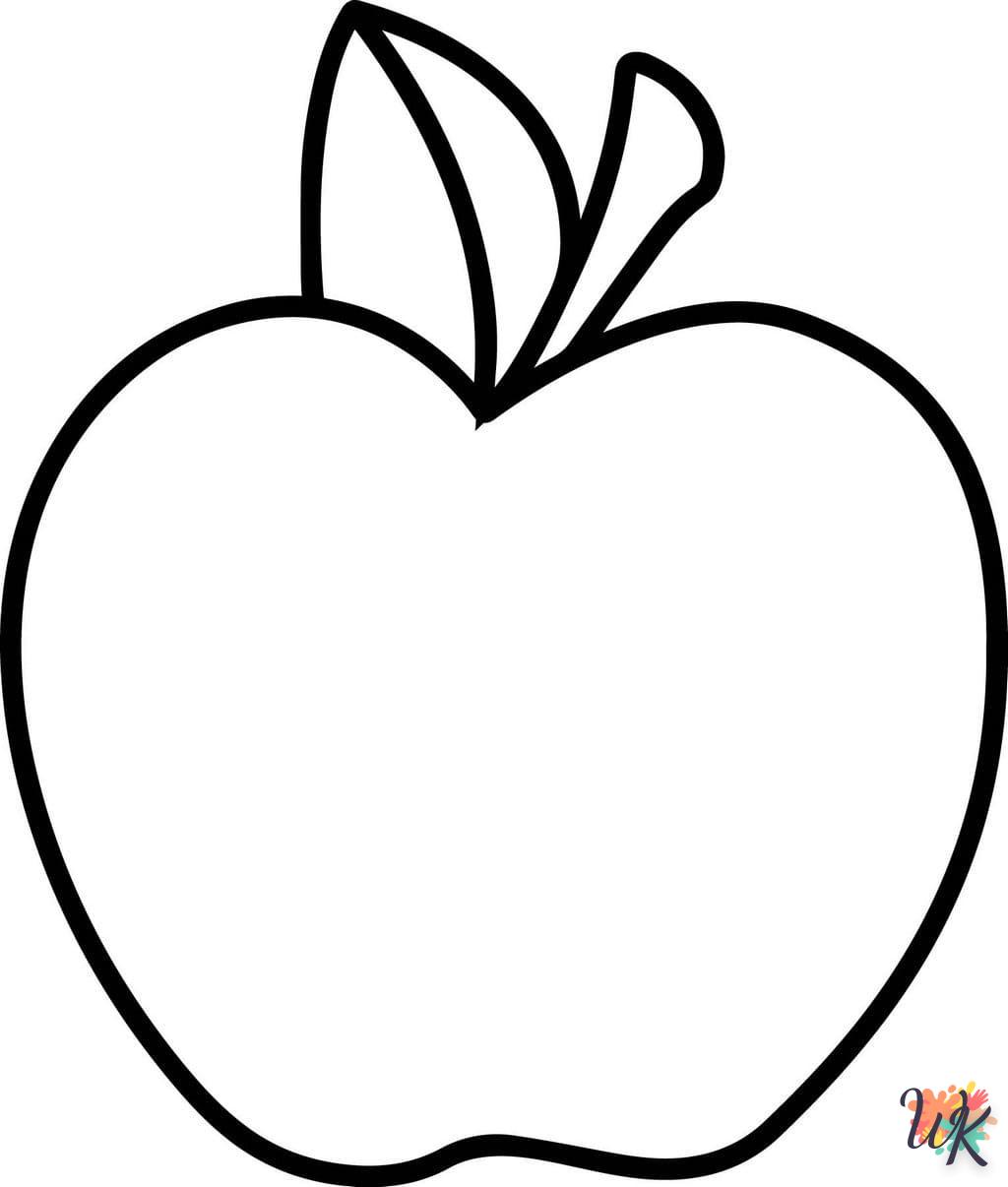 Dibujos para Colorear Manzanas 137