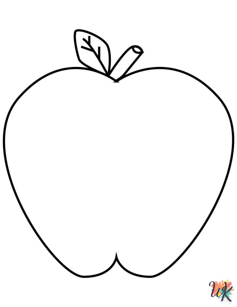 Dibujos para Colorear Manzanas 138