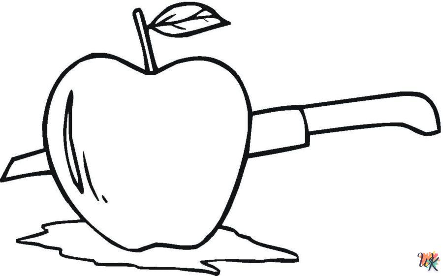 Dibujos para Colorear Manzanas 15