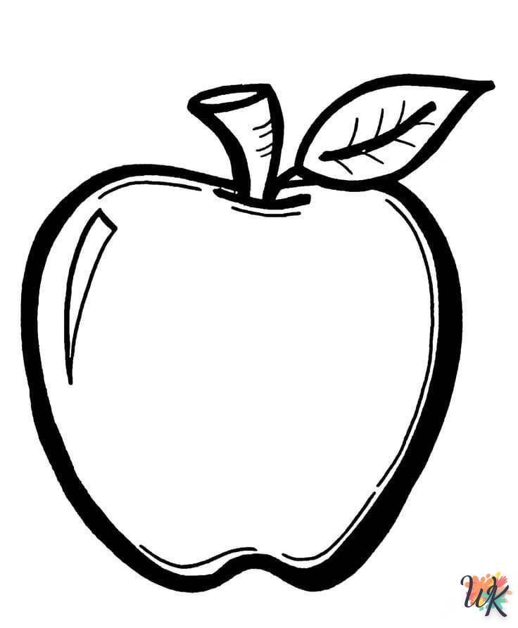 Dibujos para Colorear Manzanas 17
