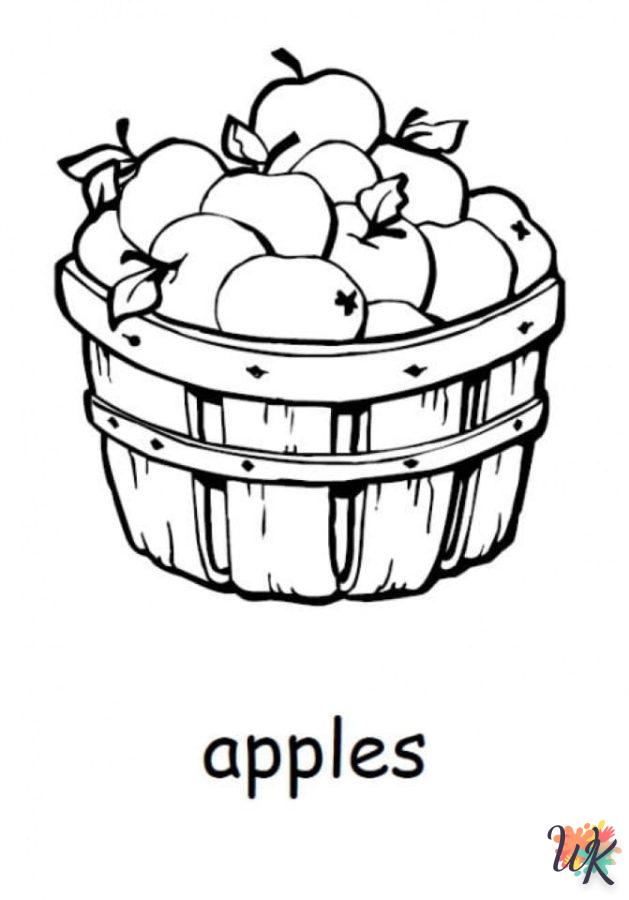 Dibujos para Colorear Manzanas 19