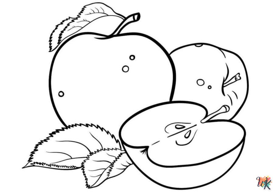 Dibujos para Colorear Manzanas 2