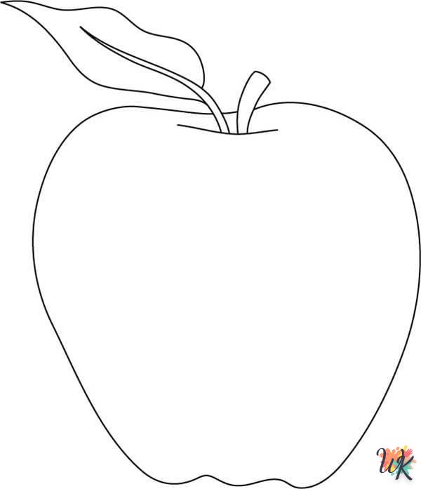Dibujos para Colorear Manzanas 20