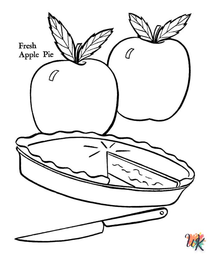 Dibujos para Colorear Manzanas 26