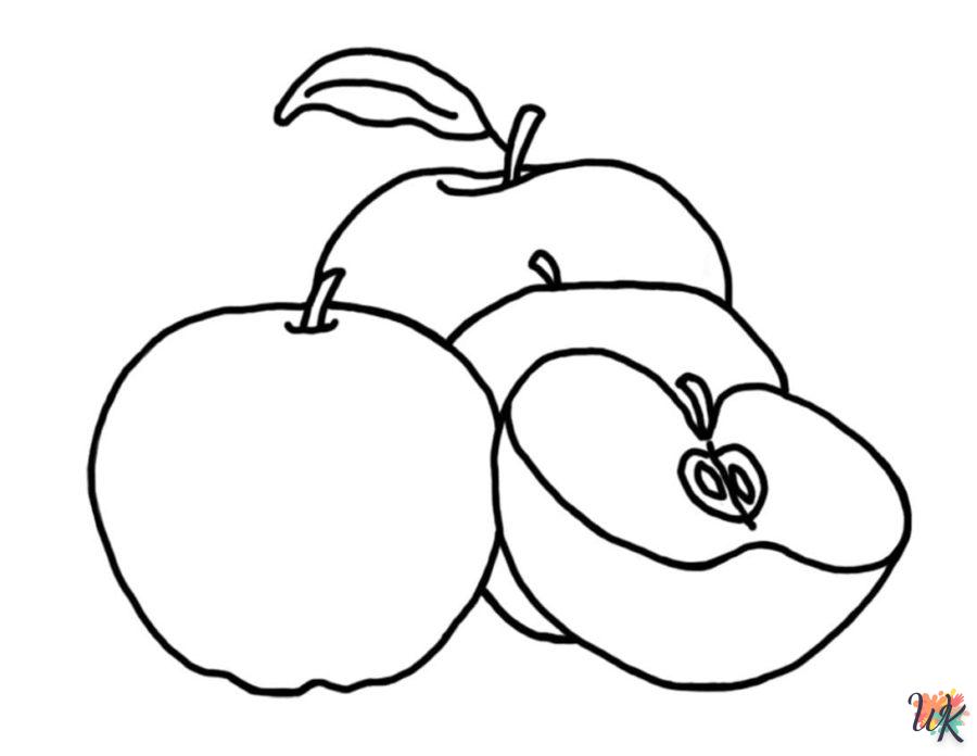 Dibujos para Colorear Manzanas 27