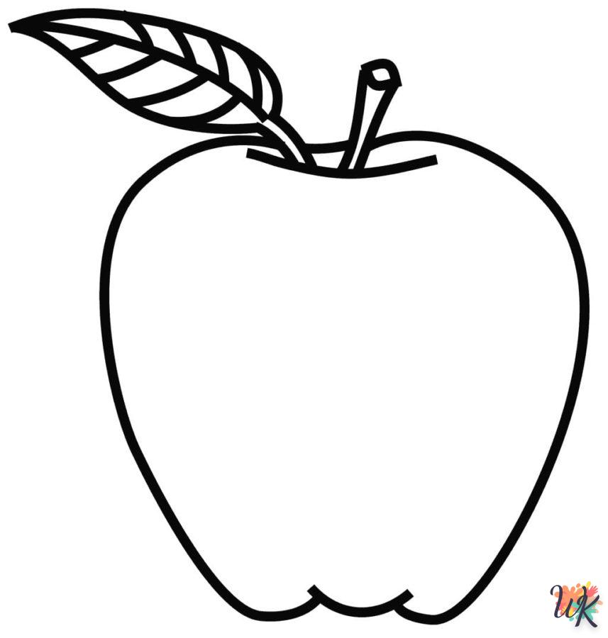 Dibujos para Colorear Manzanas 28