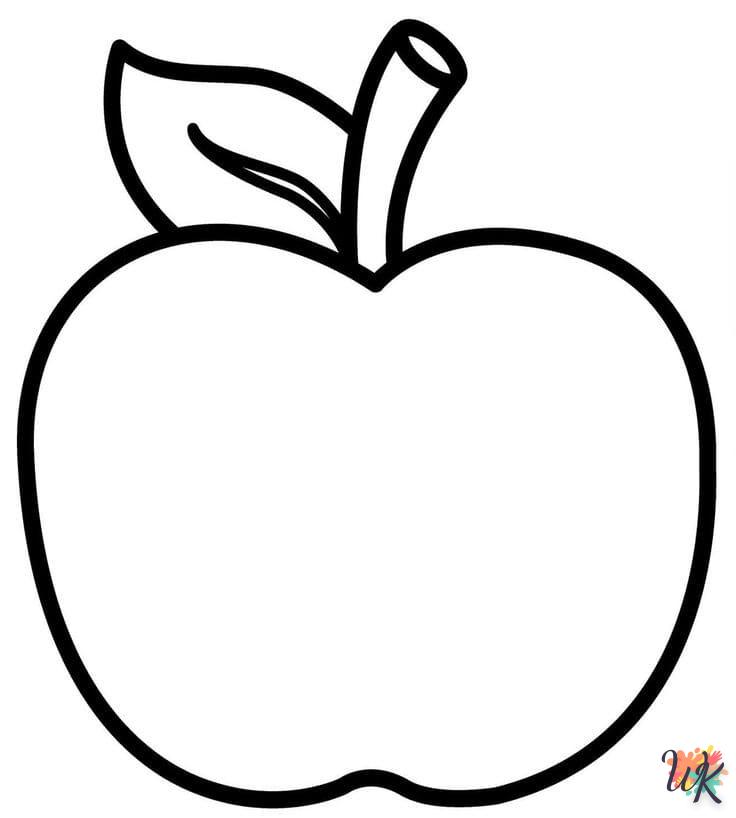 Dibujos para Colorear Manzanas 29