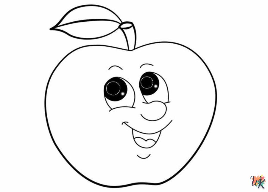 Dibujos para Colorear Manzanas 3