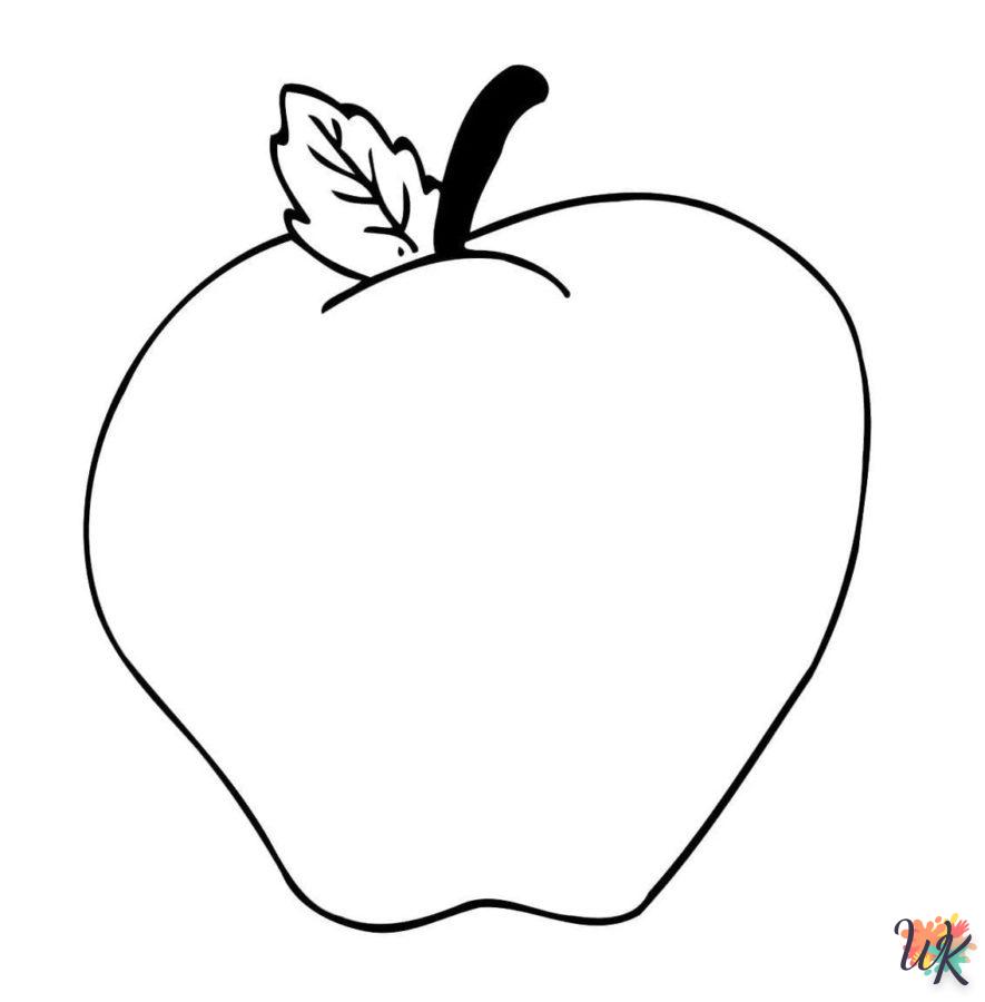 Dibujos para Colorear Manzanas 30
