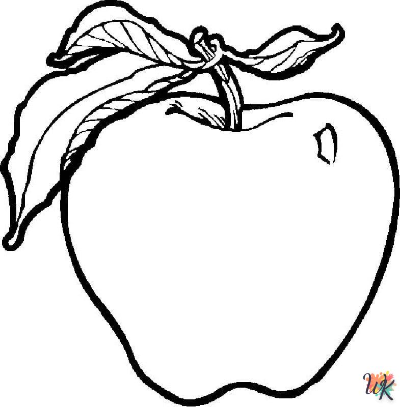 Dibujos para Colorear Manzanas 32