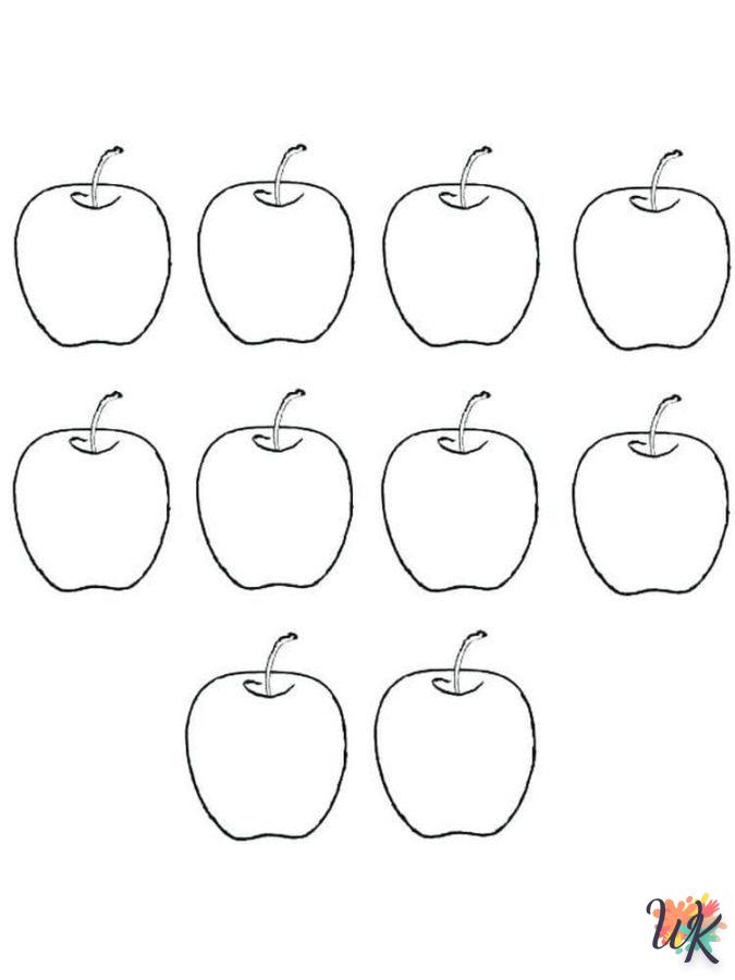 Dibujos para Colorear Manzanas 34