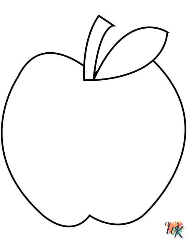 Dibujos para Colorear Manzanas 35