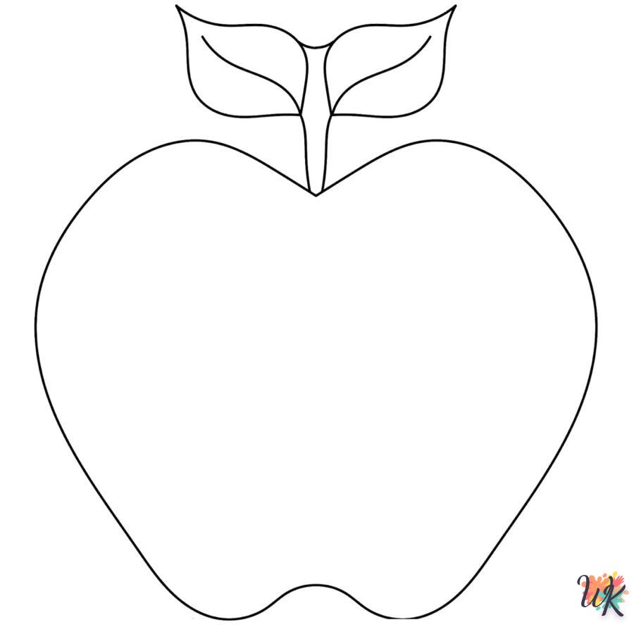 Dibujos para Colorear Manzanas 38