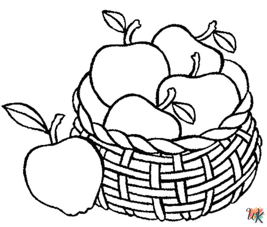 Dibujos para Colorear Manzanas 4