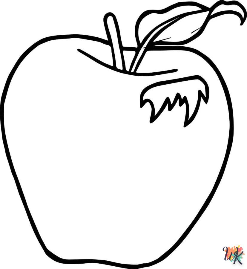 Dibujos para Colorear Manzanas 42