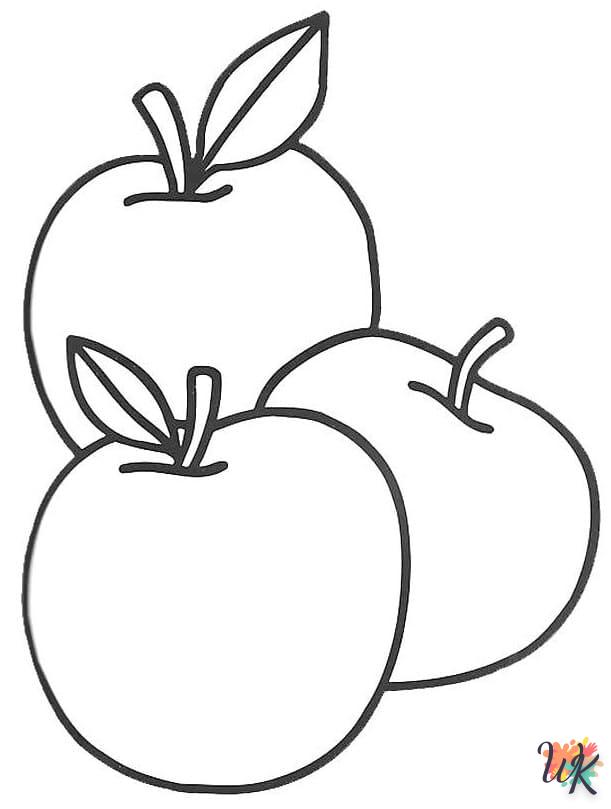 Dibujos para Colorear Manzanas 45