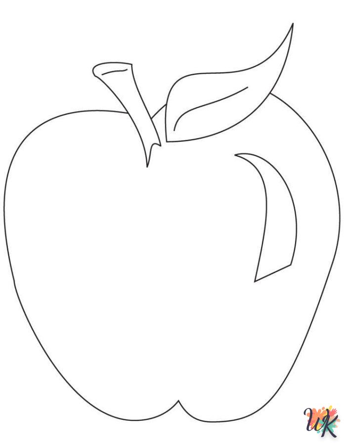 Dibujos para Colorear Manzanas 47