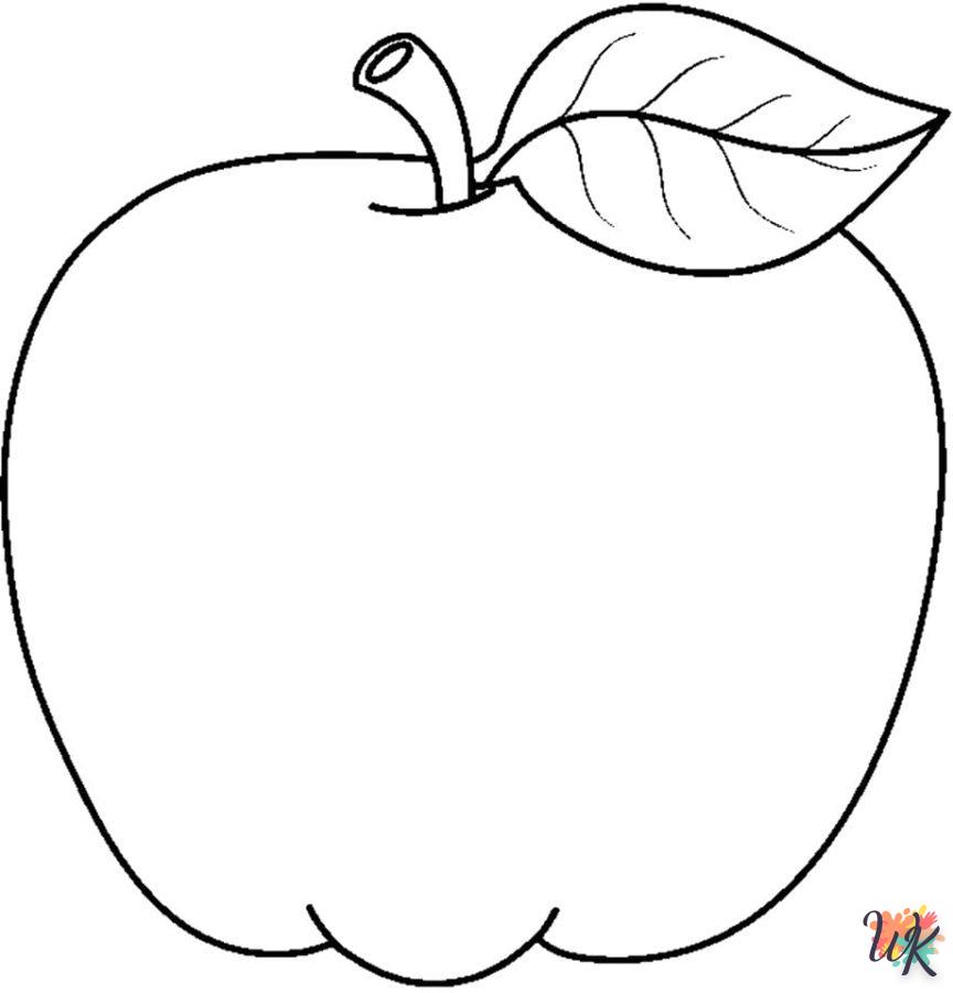 Dibujos para Colorear Manzanas 59