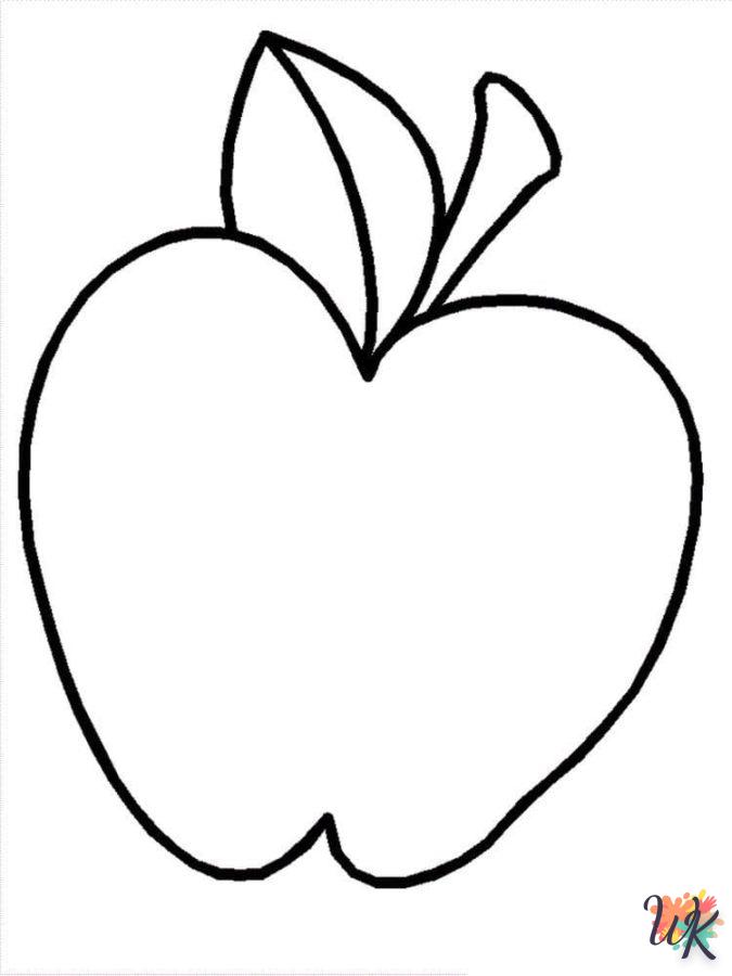 Dibujos para Colorear Manzanas 70