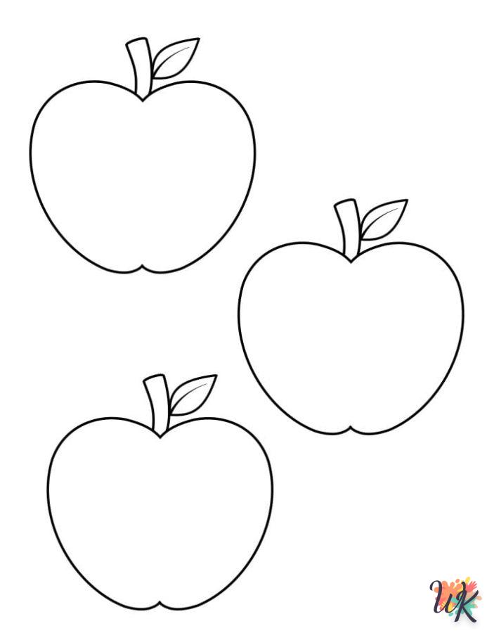 Dibujos para Colorear Manzanas 71