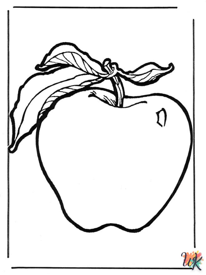 Dibujos para Colorear Manzanas 79