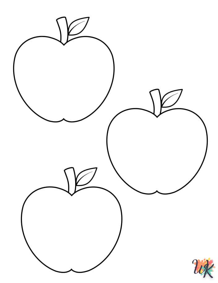 Dibujos para Colorear Manzanas 81