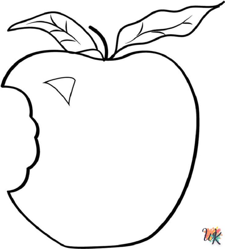 Dibujos para Colorear Manzanas 86