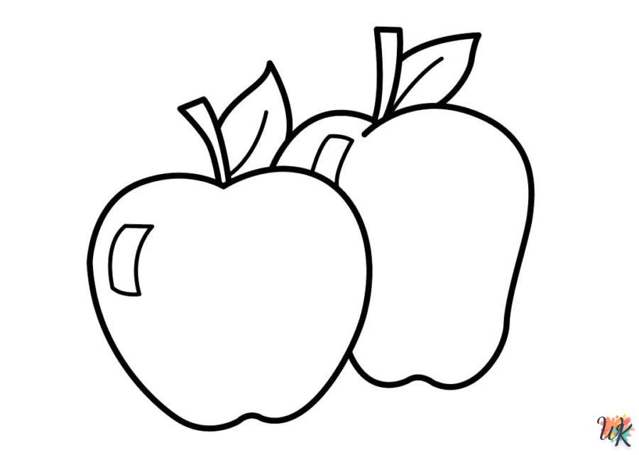 Dibujos para Colorear Manzanas 89
