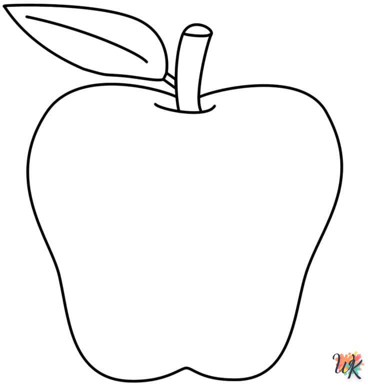 Dibujos para Colorear Manzanas 96