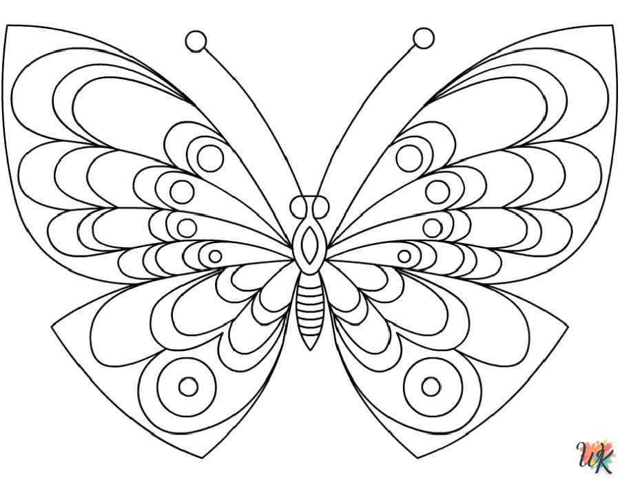 Dibujos para Colorear Mariposas 1