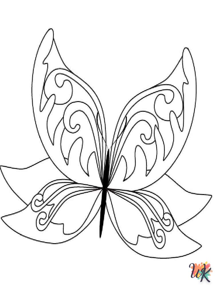 Dibujos para Colorear Mariposas 10