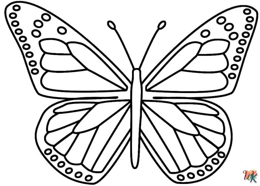 Dibujos para Colorear Mariposas 102